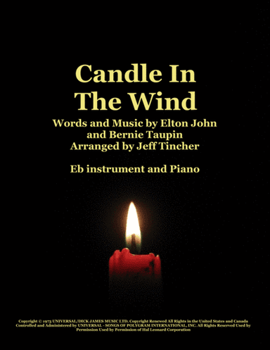 Candle In The Wind (arr. Jeff Tincher)