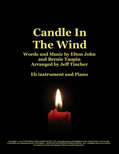 Candle In The Wind (arr. Jeff Tincher)