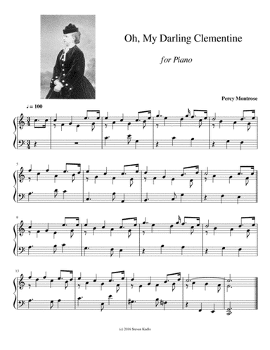 Oh, My Darling Clementine (arr. Steven Kudlo)