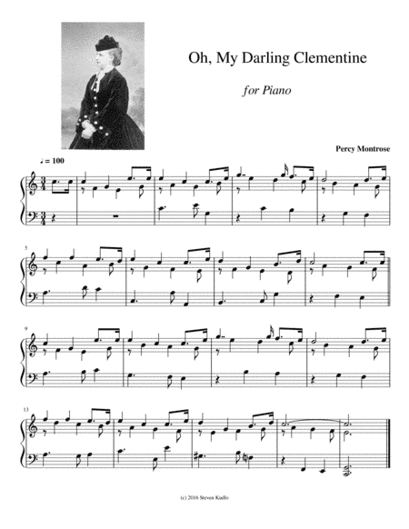 Oh, My Darling Clementine (arr. Steven Kudlo)