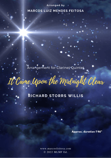 It Came Upon the Midnight Clear - Clarinet Quintet (arr. MARCOS LUIZ MENDES FEITOSA)