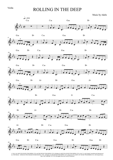 Rolling In The Deep (arr. Anderson Quevedo)
