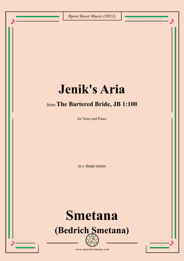Smetana-Jenik's Aria,in c sharp minor (arr. OSM Press)