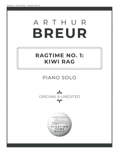 Ragtime No. 1: Kiwi Rag - Piano Solo