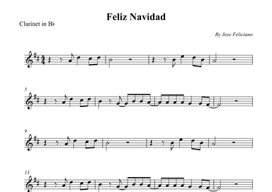 Feliz Navidad (arr. Wesley S. SIlva)