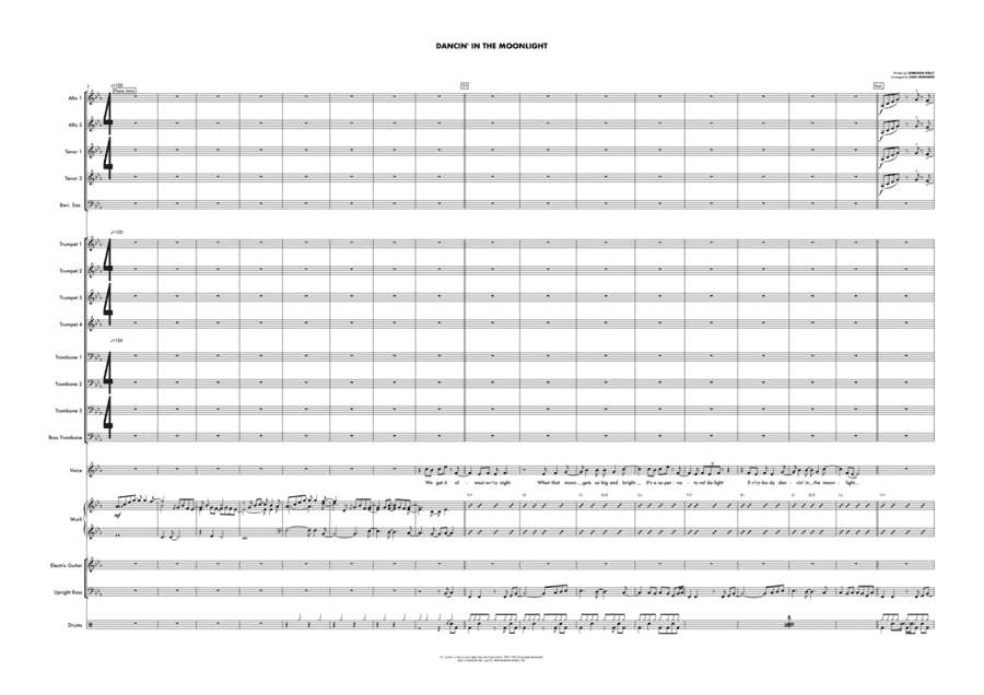 Dancin' In The Moonlight (arr. Sam Johnson)