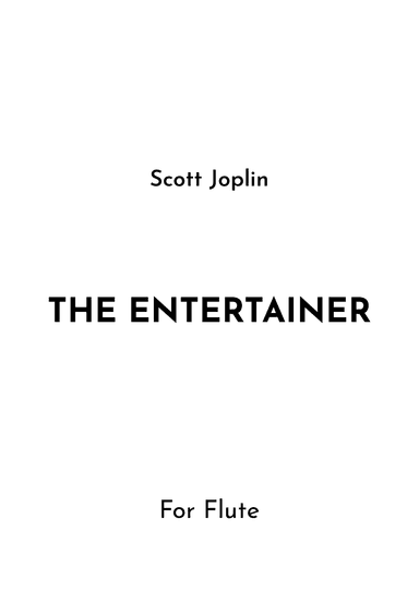 The Entertainer (arr. Jireh J.)