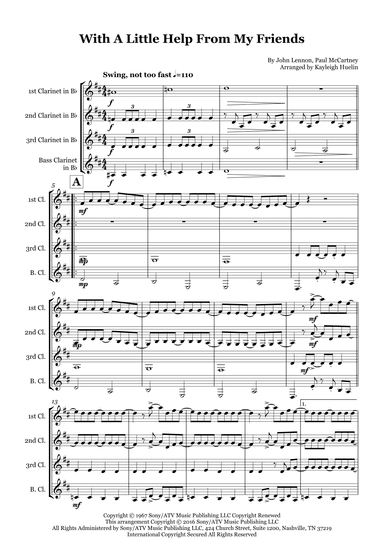 With A Little Help From My Friends (arr. Kayleigh Huelin)