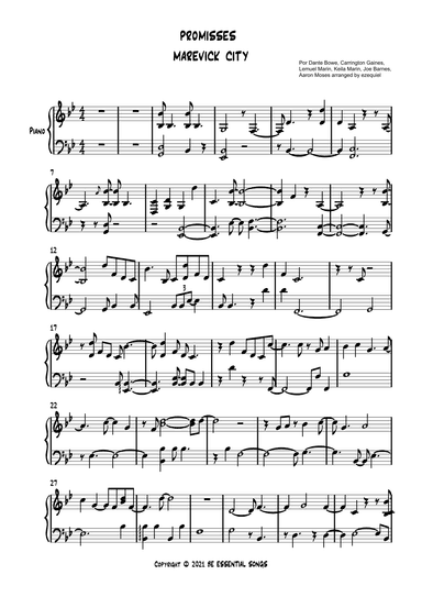 Promises (arr. by ezequiel zeferino)
