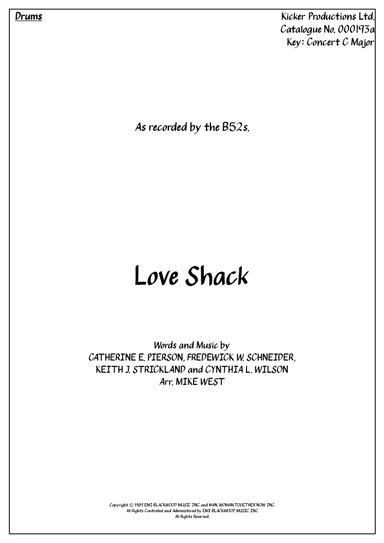 Love Shack (arr. Michael Storeton-West)