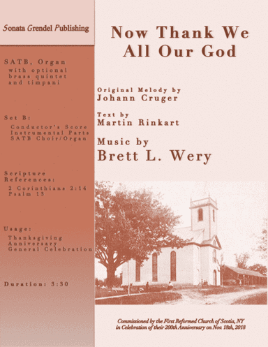 Now Thank We All Our God: Set B (arr. Brett L. Wery)