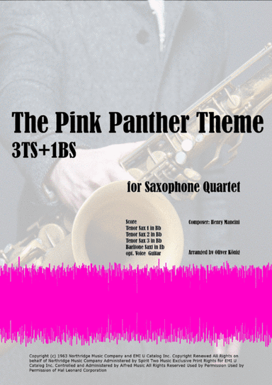 The Pink Panther from THE PINK PANTHER (arr. Oliver König)