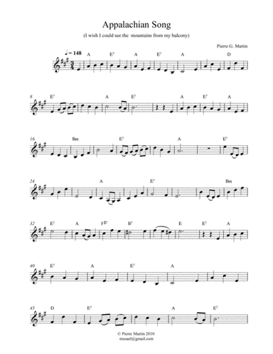Appalachian Song (violin & guitar)