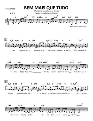 Corra Para Os Bracos Do Pai (arr. Marcelo Rozario)