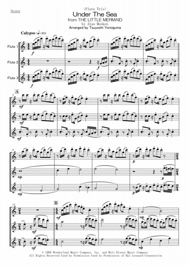 Under The Sea (arr. Tsuyoshi Yoroiguma)