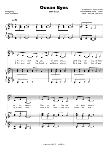 Ocean Eyes (arr. Mario Stallbaumer)