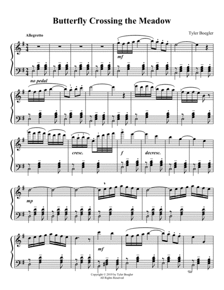 The Butterfly Crosses the Meadow