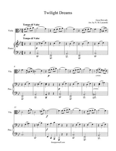 Twilight Dreams (arr. Nick Lacanski)