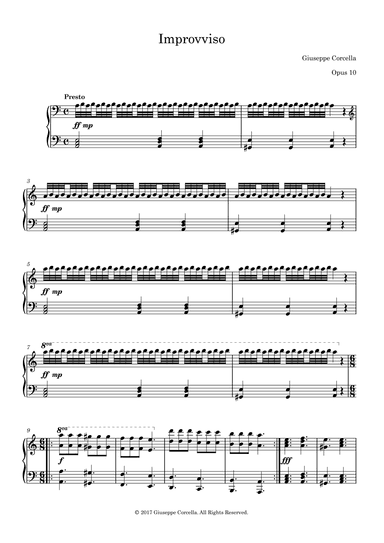 Improvviso Op. 10