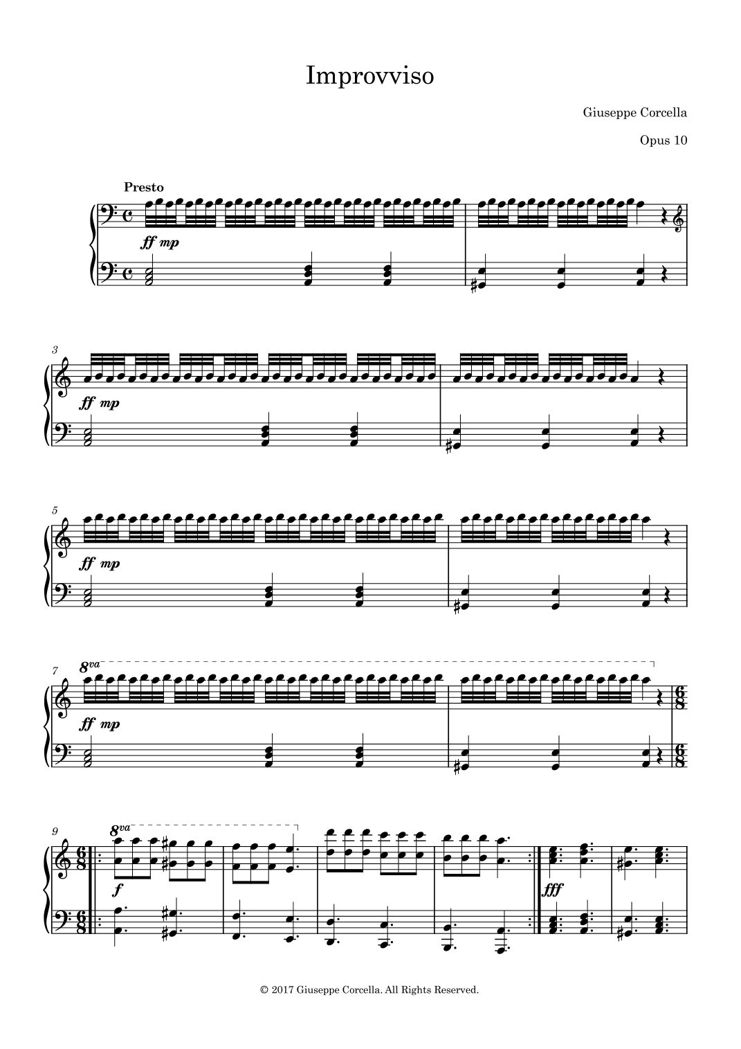Improvviso Op. 10
