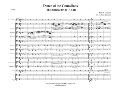 Dance of the Comedians from "The Bartered Bride" Act III (arr. Gary Bricault)