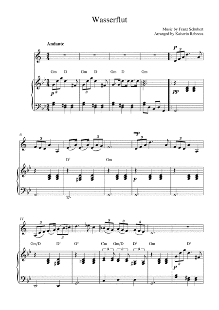 Wasserflut (arr. Kaiserin Rebecca)