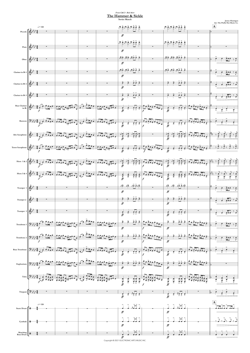 Soviet March (arr. The Fluffy Hat Music Co.)
