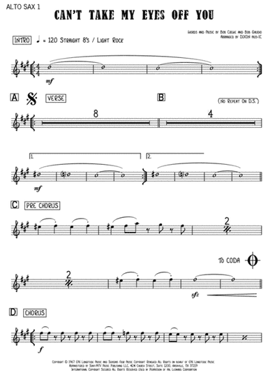 Can't Take My Eyes Off Of You (arr. DIXON mus-IC)