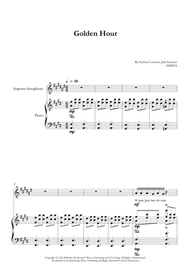 Golden Hour (arr. SMMUS)
