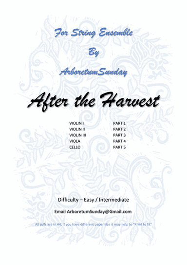 After the Harvest for Strings