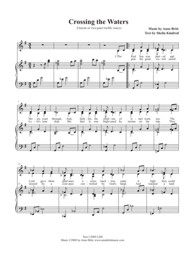 Crossing the Waters (vocal duet)
