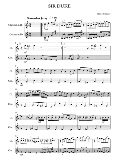 Sir Duke (arr. M Tobin)