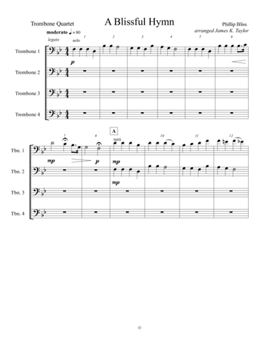 A  Blissful Hymn (arr. James K. Taylor)