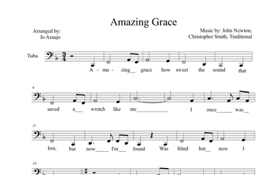 AMAZING GRACE (arr. Jo Araujo)