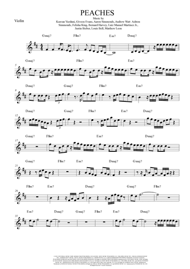 Peaches (arr. Anderson Quevedo)