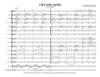 I See The Light (arr. Allison Laibly)