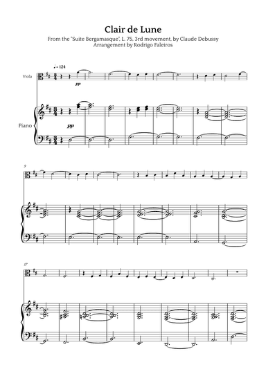 Clair de Lune (arr. Rodrigo Faleiros)