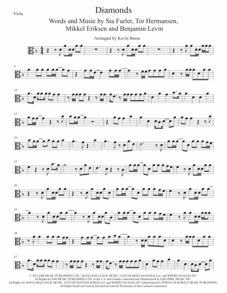 Diamonds (arr. Kevin Busse)