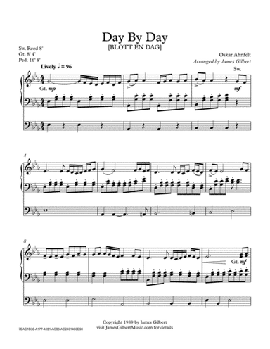 Day By Day (arr. James Gilbert)