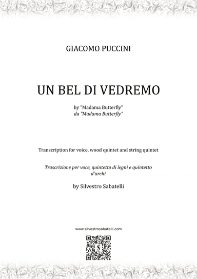 Un bel dì, vedremo - Madama Butterfly (arr. Silvestro Sabatelli)