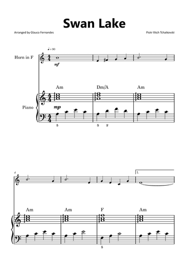 Swan Lake (arr. Glauco Fernandes)