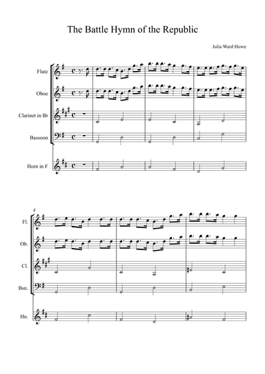The Battle Hymn of the Republic (arr. Alex Nunes Rodrigues)