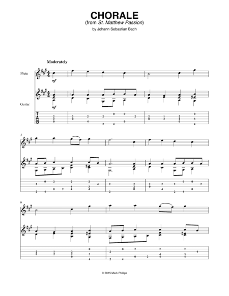 Chorale (from St. Matthew Passion) (arr. Mark Phillips)