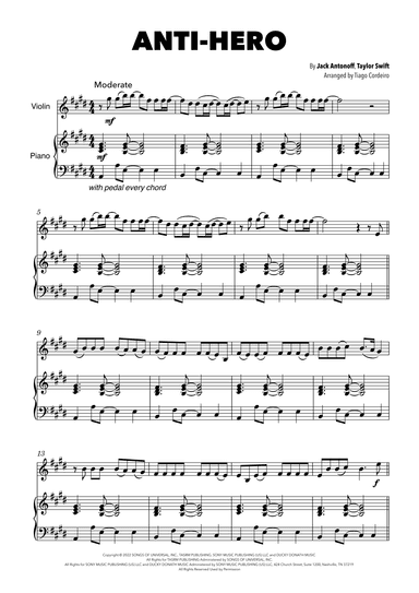 Anti-hero (arr. Tiago Cordeiro)