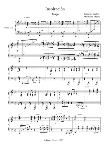 Inspiración (arr. Bjørn Breimo)