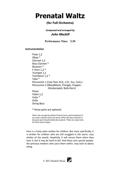 Prenatal Waltz