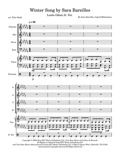 Winter Song (arr. Tyler Baek)
