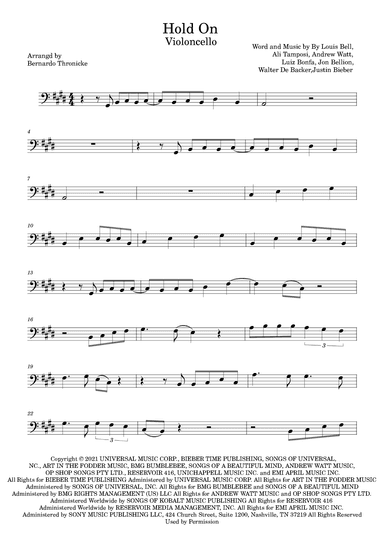 Hold On (arr. Bernardo Thronicke)