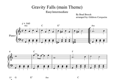 Gravity Falls (main Theme) (arr. Gildson Cerqueira)