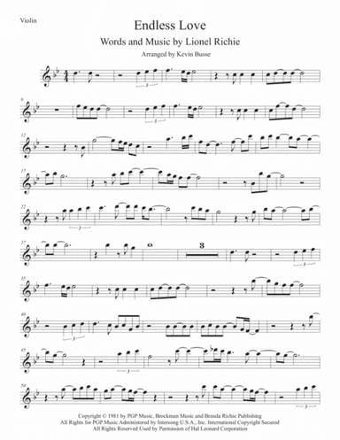 Endless Love (arr. Kevin Busse)
